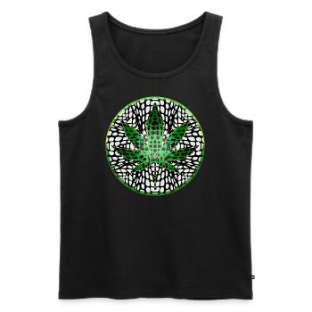 Cure - Men's Premium Organic Tank Top - black - Front - AI Model Male 178 light (178cm)