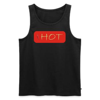 I′m hot, and when I'm not. I′m cold as ice. - Männer Premium Bio Tank Top - Schwarz - Vorne - AI Model Male 178 light (178cm)