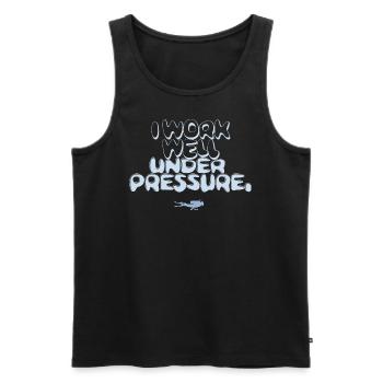 Scuba Diving Design - Männer Premium Bio Tank Top - Schwarz - Vorne - Michal (187cm)
