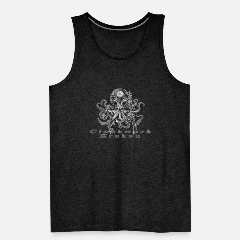 Clockwork Kraken Men's Premium Organic Tank Top
