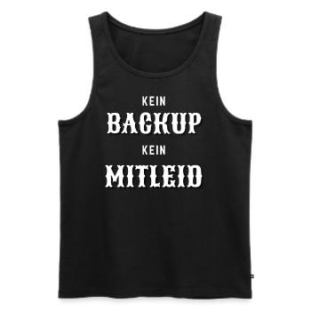 Programmierer Design mit Spruch für Entwickler - Männer Premium Bio Tank Top - Schwarz - Vorne - AI Model Male 178 light (178cm)