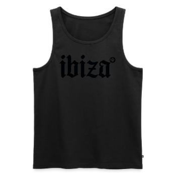 Ibiza Balearen 2023 - Männer Premium Bio Tank Top - Schwarz - Vorne - Michal (187cm)
