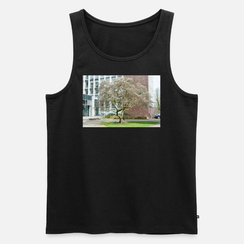 Frühling - Männer Premium Bio Tank Top - Schwarz