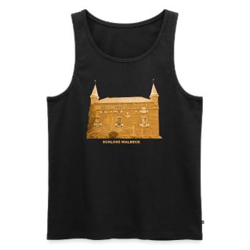 Walbeck Wasserburg Schloss Geldern Nordrhein-Westf - Männer Premium Bio Tank Top - Schwarz - Vorne - AI Model Male 178 light (178cm)