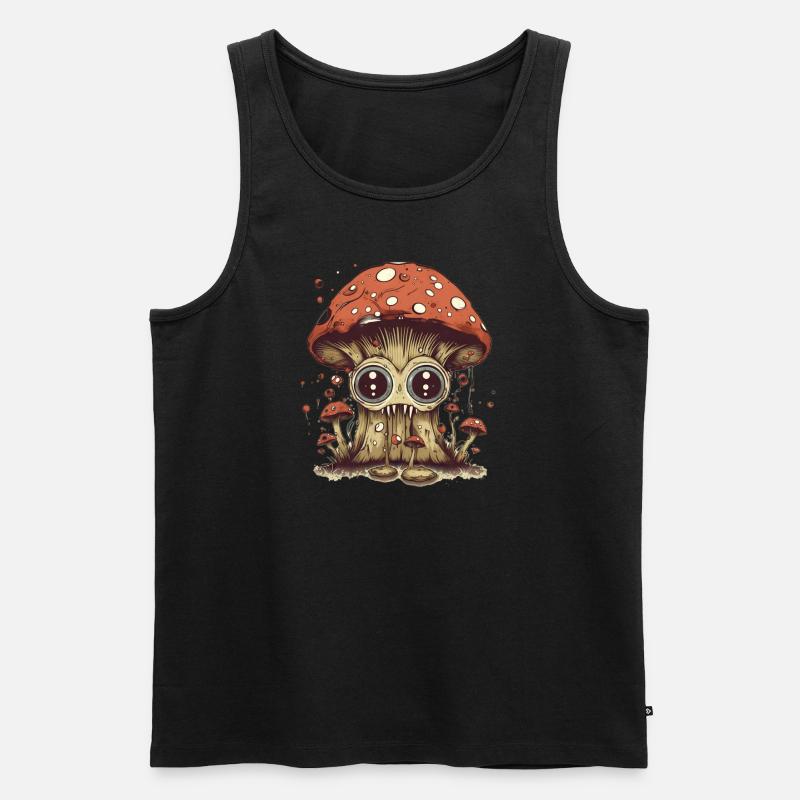 Champignon psychédélique. Champignon psychédélique - Débardeur bio Premium Homme - noir