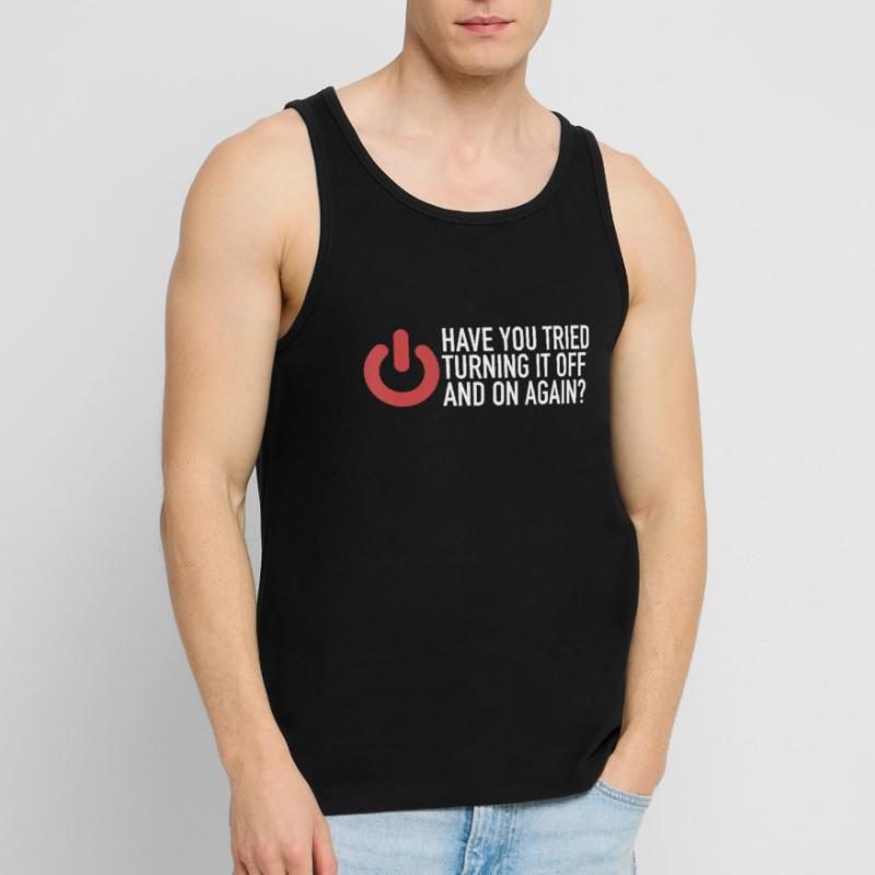 Nerds informatiques Support informatique Programmeurs informatiques Débardeur bio Premium Homme