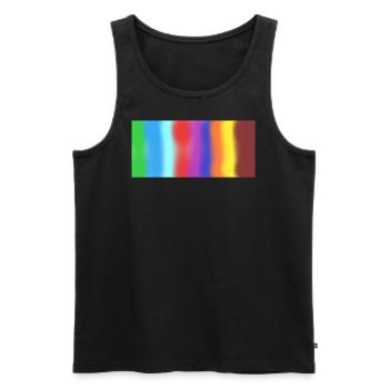 tim3 - Männer Premium Bio Tank Top - Schwarz - Vorne - Michal (187cm)