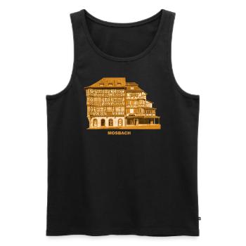 Mosbach Palm’sches Haus Baden-Württemberg - Débardeur bio Premium Homme - noir - Devant - Michal (187cm)