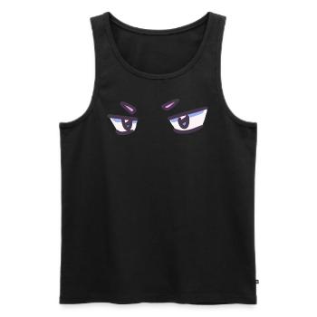 Anime Eyes - Männer Premium Bio Tank Top - Schwarz - Vorne - Michal (187cm)