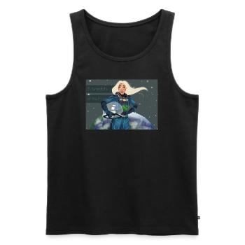 Freshair - Männer Premium Bio Tank Top - Schwarz - Vorne - Michal (187cm)