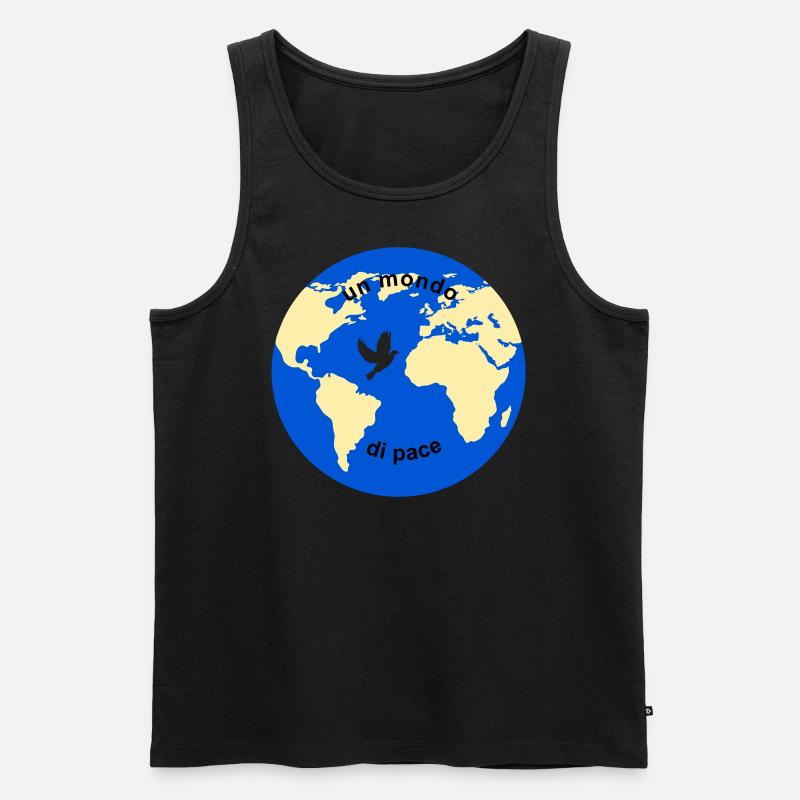 Globus it - Männer Premium Bio Tank Top - Schwarz