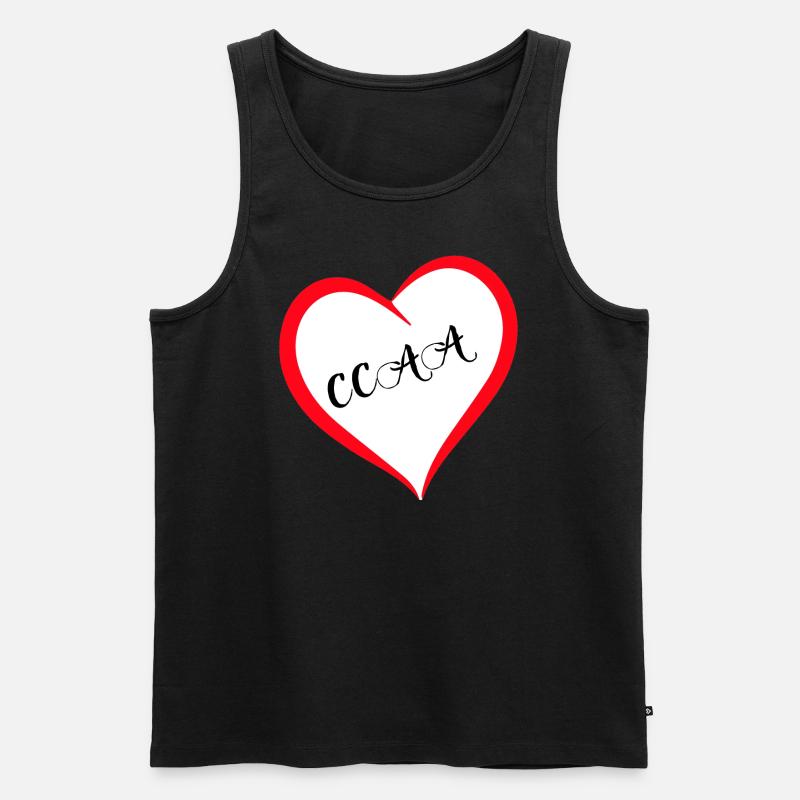 CCAA - Männer Premium Bio Tank Top - Schwarz