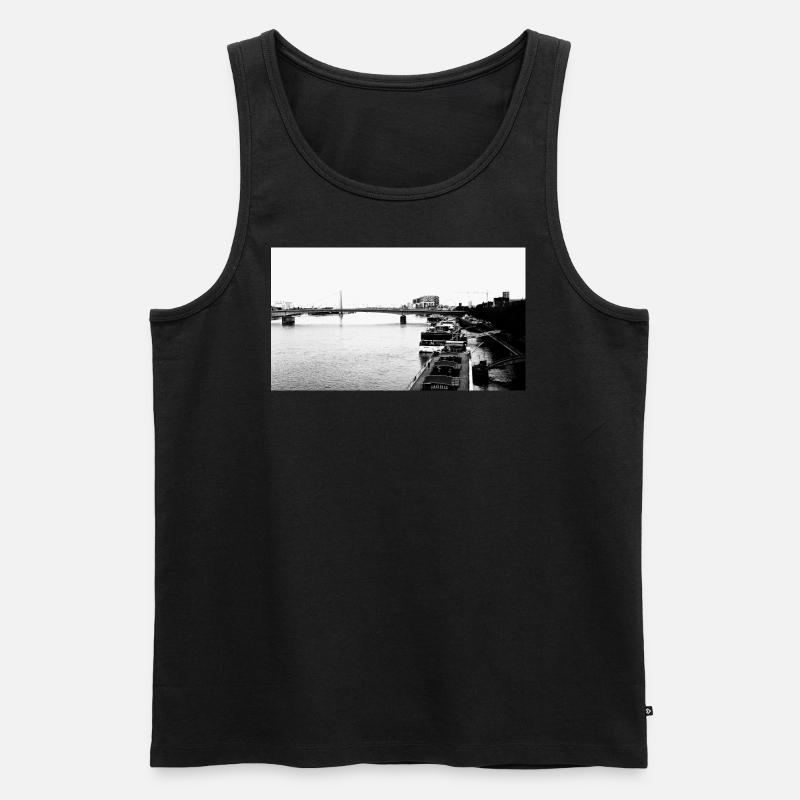 DARKCologne - Männer Premium Bio Tank Top - Schwarz