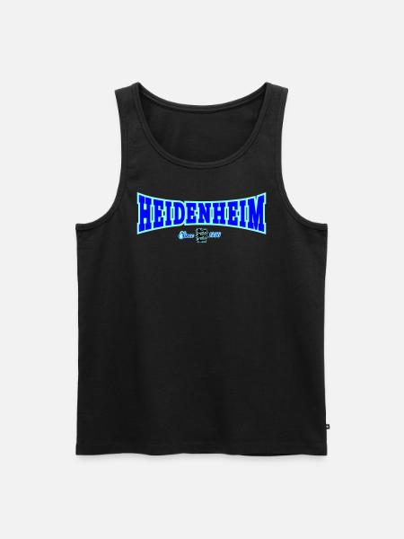HEIDENHEIM - Männer Premium Bio Tank Top - Schwarz