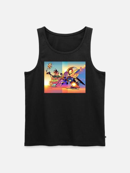 Chill - Men's Premium Organic Tank Top - black