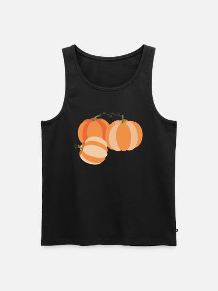 Kürbisse - Männer Premium Bio Tank Top - Schwarz