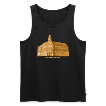 Gelsenkirchen Post Court of North Rhine-Westphalia - Men's Premium Organic Tank Top - black - Front - Michal (187cm)