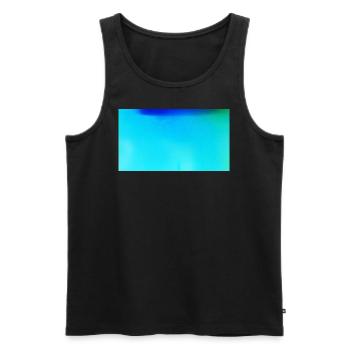 Ocean Style 141 - Männer Premium Bio Tank Top - Schwarz - Vorne - Michal (187cm)