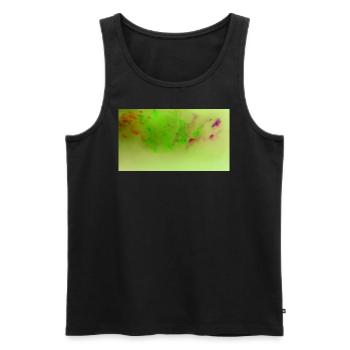 Neon Art 58 - Men's Premium Organic Tank Top - black - Front - AI Model Male 178 light (178cm)