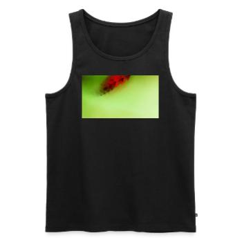 Red Art 56 - Männer Premium Bio Tank Top - Schwarz - Vorne - Michal (187cm)