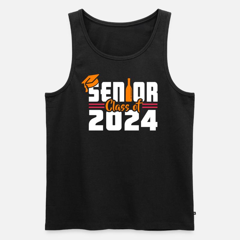 Abschluss 2024 - Männer Premium Bio Tank Top - Schwarz