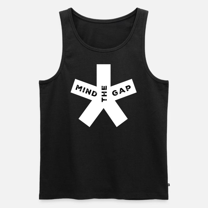 blockedTitle - Männer Premium Bio Tank Top - Schwarz