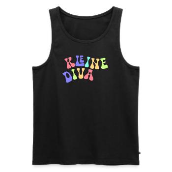 Kleine Diva - Lustiges T-Shirt - Männer Premium Bio Tank Top - Schwarz - Vorne - Michal (187cm)
