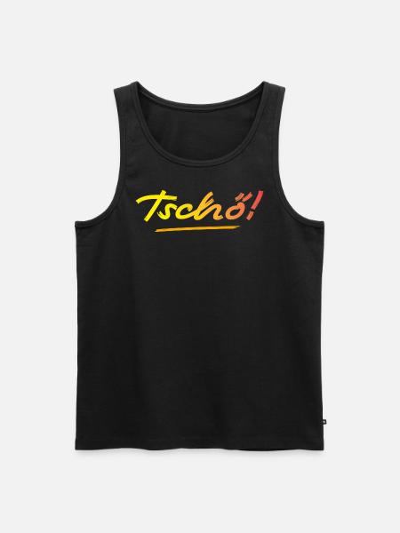 Tschö! - Männer Premium Bio Tank Top - Schwarz