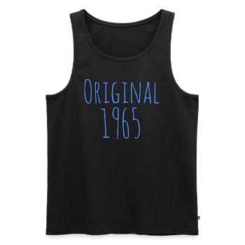 original 1965 - Männer Premium Bio Tank Top - Schwarz - Vorne - Michal (187cm)