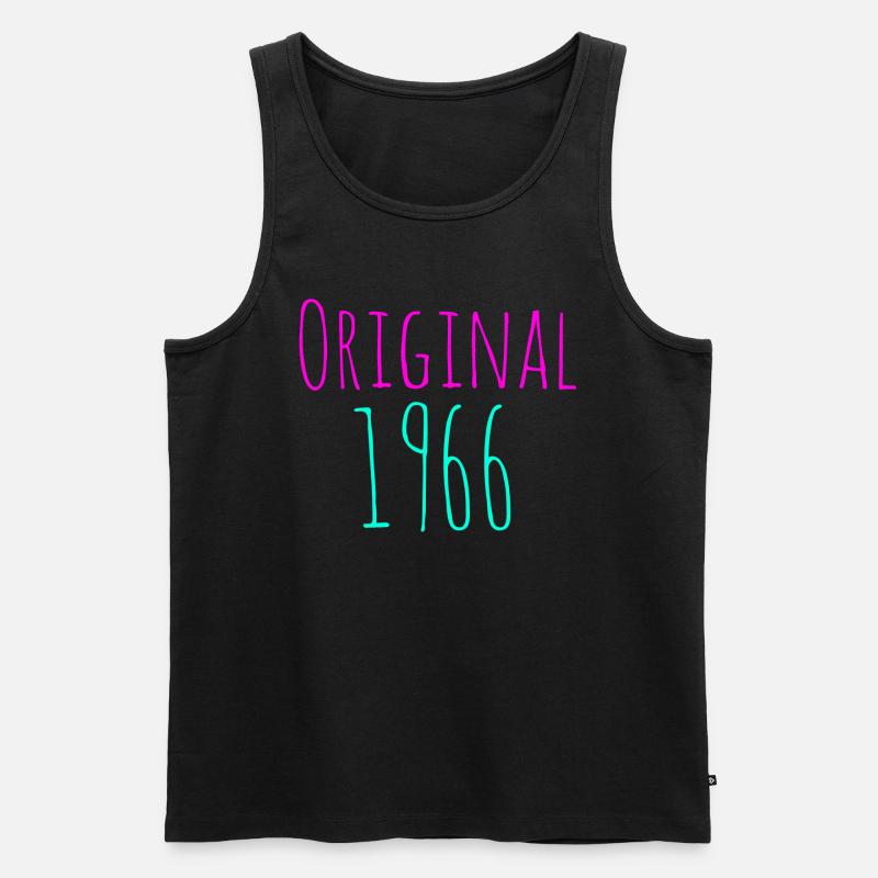 original 1966 - Männer Premium Bio Tank Top - Schwarz