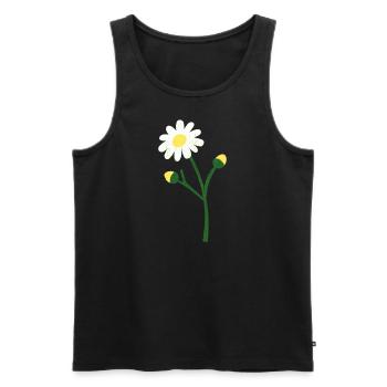 Löwenzahn - Männer Premium Bio Tank Top - Schwarz - Vorne - AI Model Male 178 light (178cm)