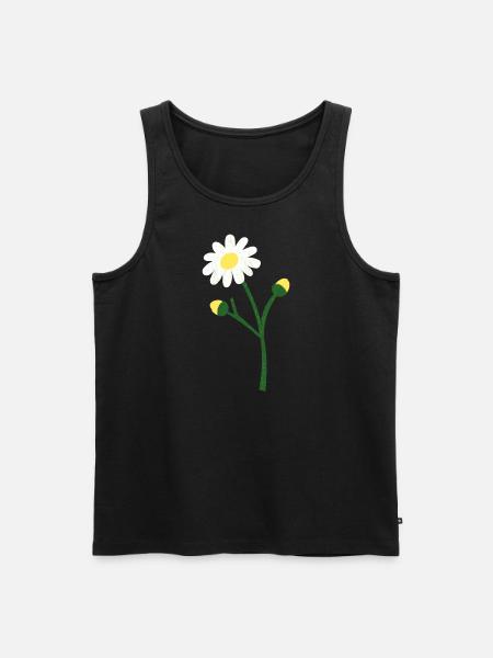Löwenzahn - Männer Premium Bio Tank Top - Schwarz