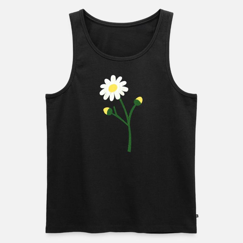 Löwenzahn - Männer Premium Bio Tank Top - Schwarz