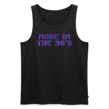 Made in the 90's - Männer Premium Bio Tank Top - Schwarz - Vorne - Michal (187cm)