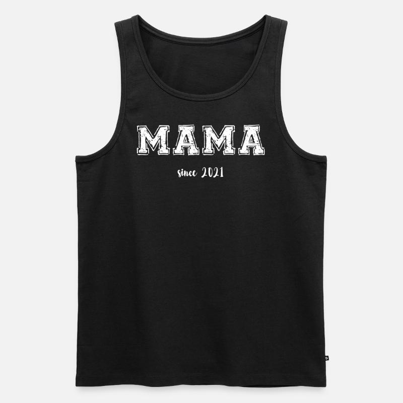 Mama 2021 - Männer Premium Bio Tank Top - Schwarz