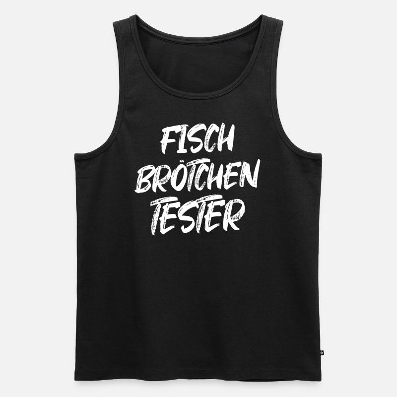 Fish Roll Tester powered by Design vom Haff - Men's Premium Organic Tank Top - black