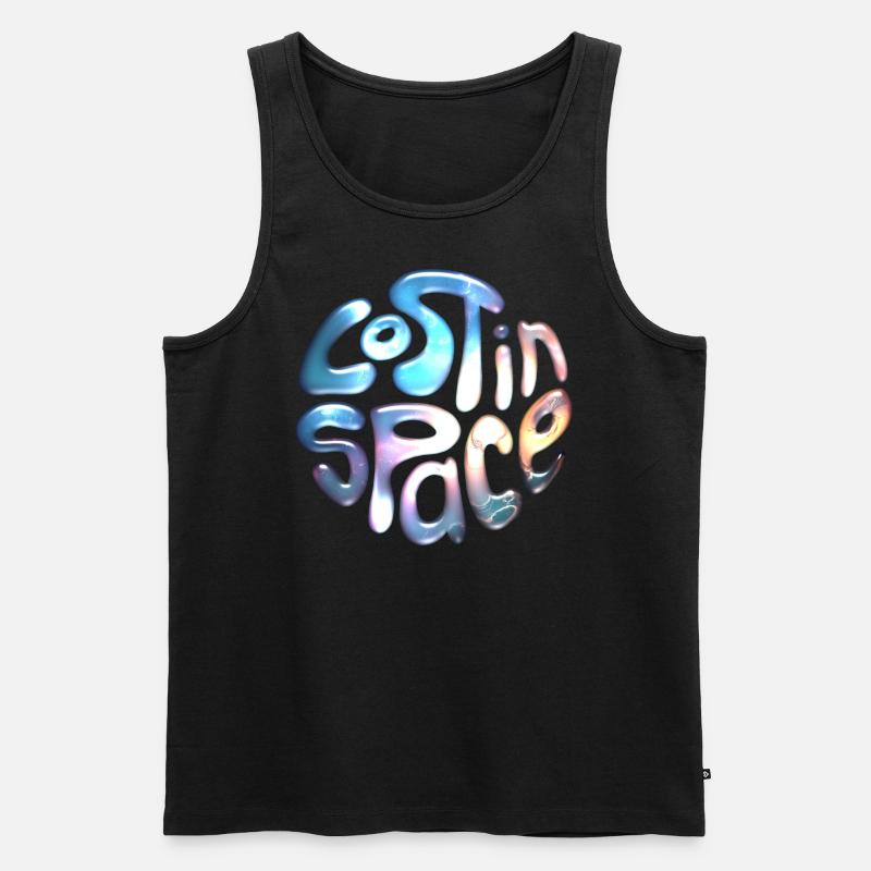 Perdu dans l’espace - Débardeur bio Premium Homme - noir