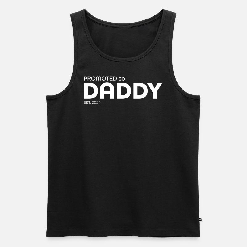 PTD2024 - Männer Premium Bio Tank Top - Schwarz