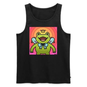 Gute Feefrog - Männer Premium Bio Tank Top - Schwarz - Vorne - Michal (187cm)
