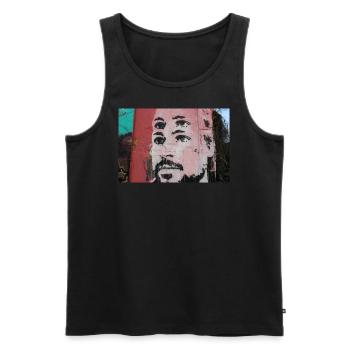 Kreativ - Männer Premium Bio Tank Top - Schwarz - Vorne - AI Model Male 178 light (178cm)
