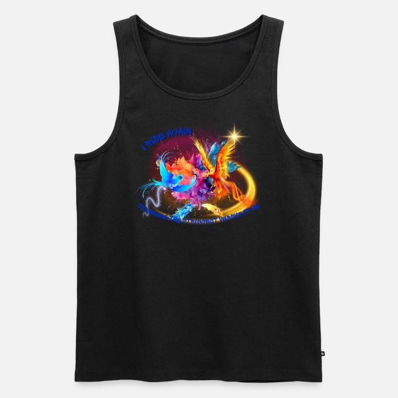 I rise again - Männer Premium Bio Tank Top - Schwarz