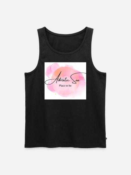 Adria - Männer Premium Bio Tank Top - Schwarz