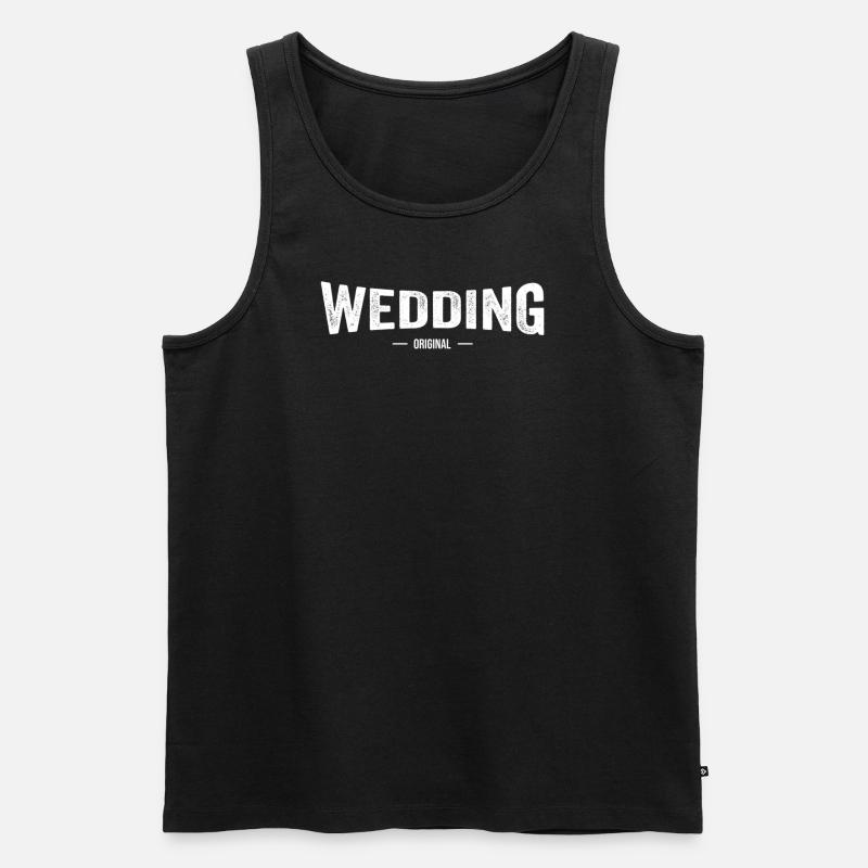 Wedding Original - Männer Premium Bio Tank Top - Schwarz