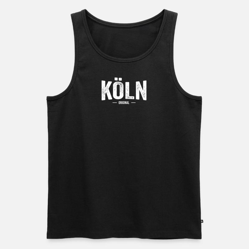 Köln Original - Männer Premium Bio Tank Top - Schwarz