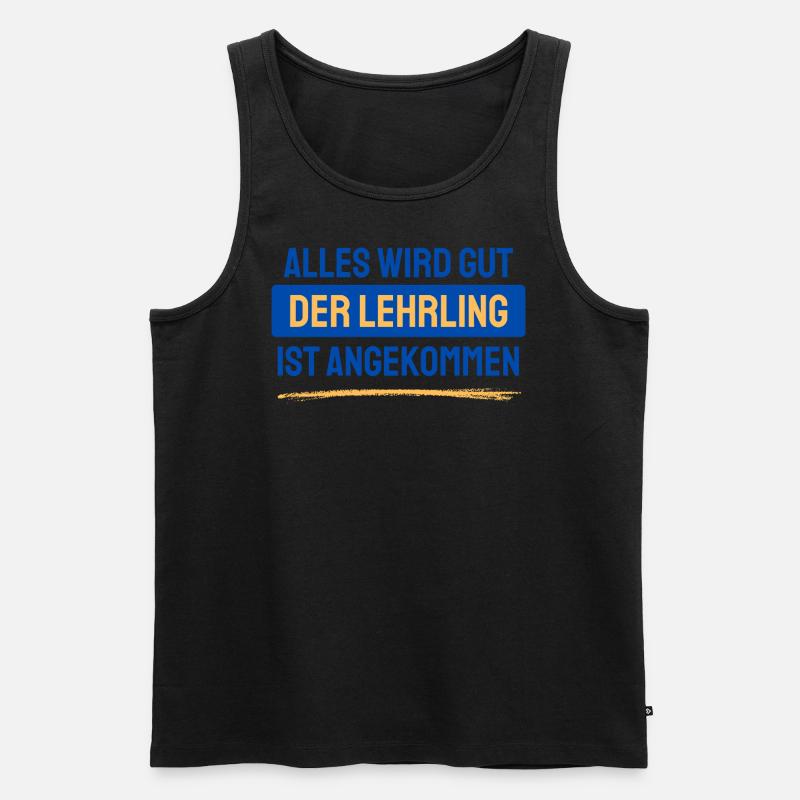 Alles wird gut - Männer Premium Bio Tank Top - Schwarz