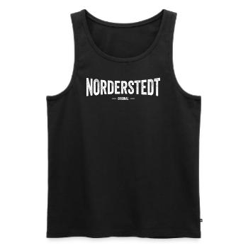 Norderstedt Original - Männer Premium Bio Tank Top - Schwarz - Vorne - Michal (187cm)