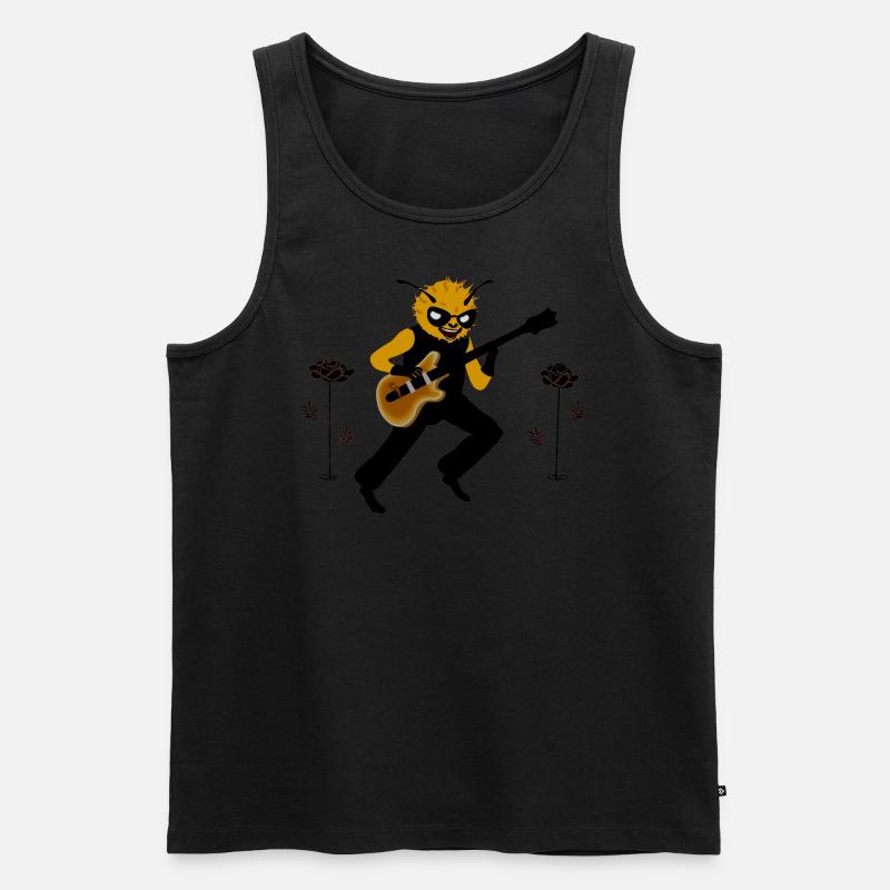 Buzz Hendrix - Männer Premium Bio Tank Top - Schwarz