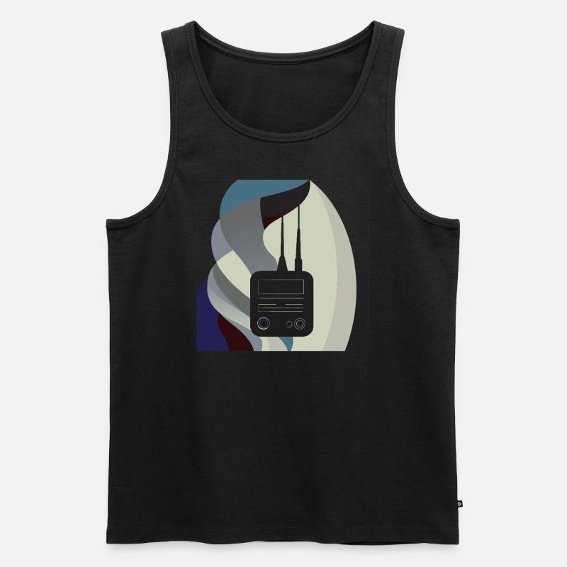 Amateurfunk Funktechnik Copy - Männer Premium Bio Tank Top - Schwarz