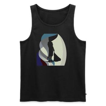 Angeln Karpfenangeln Angler - Männer Premium Bio Tank Top - Schwarz - Vorne - Michal (187cm)