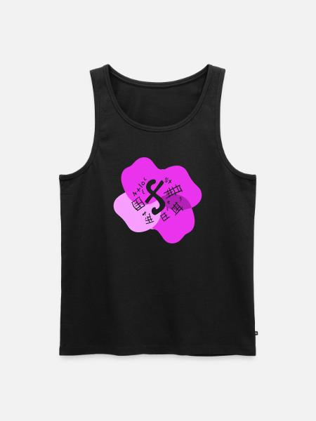 Calculating the problem - Men's Premium Organic Tank Top - black